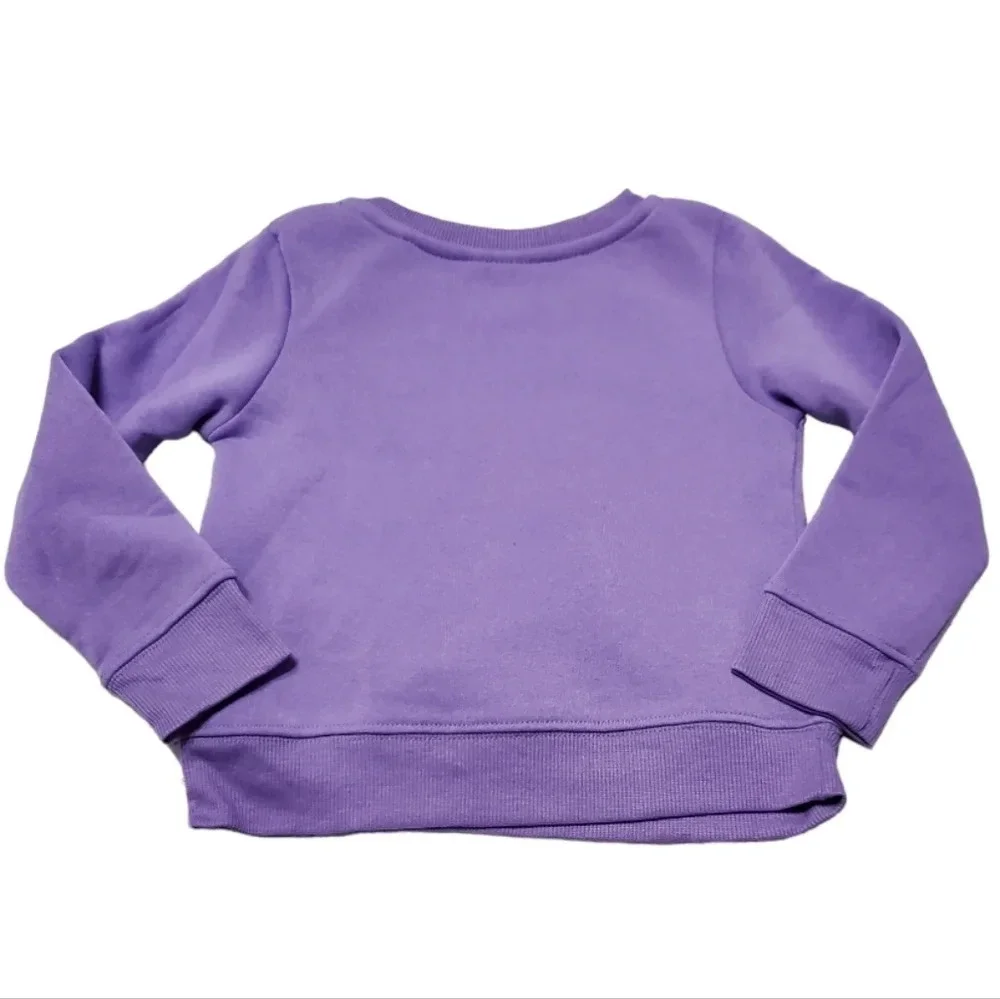 NWT Jurassic World Girls Purple Dinosaur Sweater XS 4-5